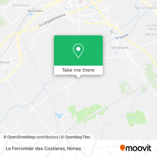 Le Ferronnier des Costieres map