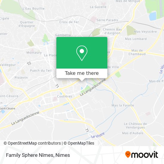 Family Sphere Nîmes map