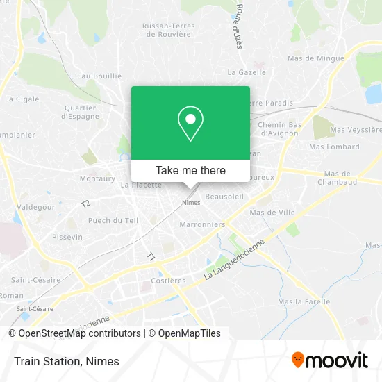 Train Station map