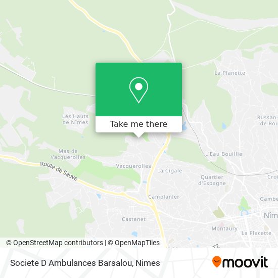 Societe D Ambulances Barsalou map