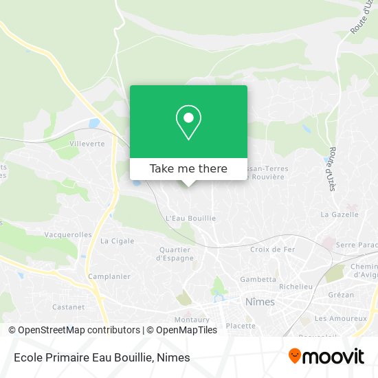 Ecole Primaire Eau Bouillie map