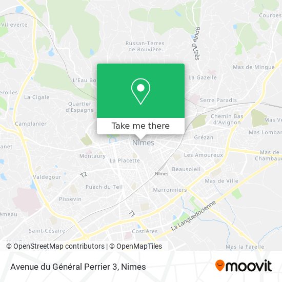 Avenue du Général Perrier 3 map