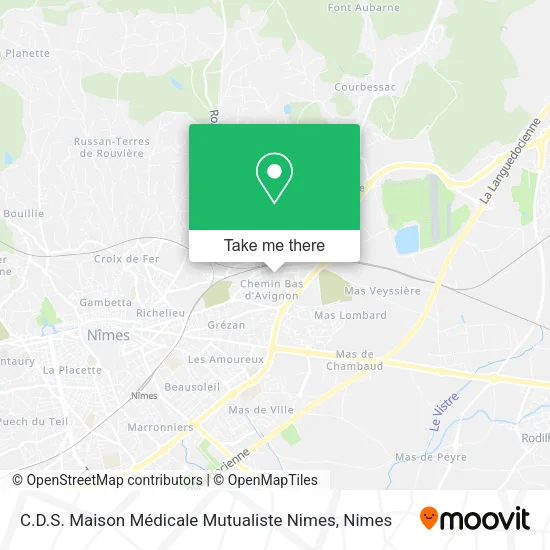 C.D.S. Maison Médicale Mutualiste Nimes map