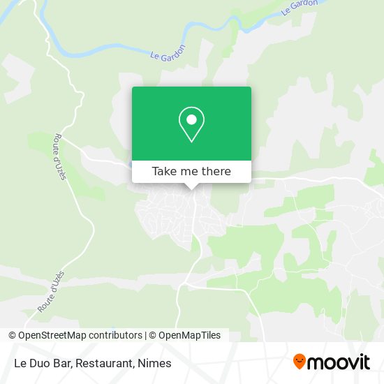 Le Duo Bar, Restaurant map