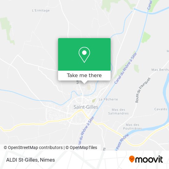 ALDI St-Gilles map