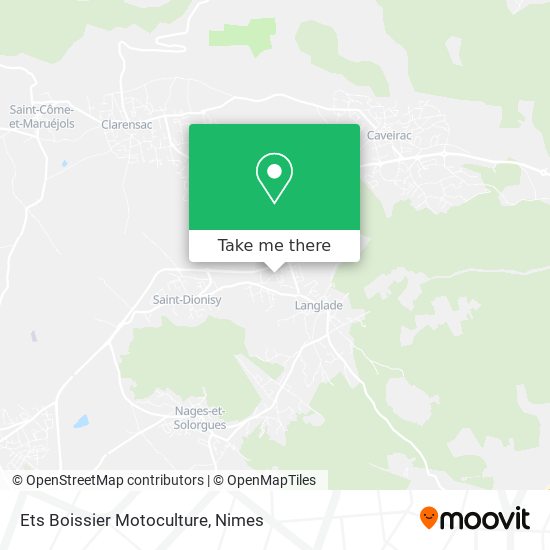 Ets Boissier Motoculture map