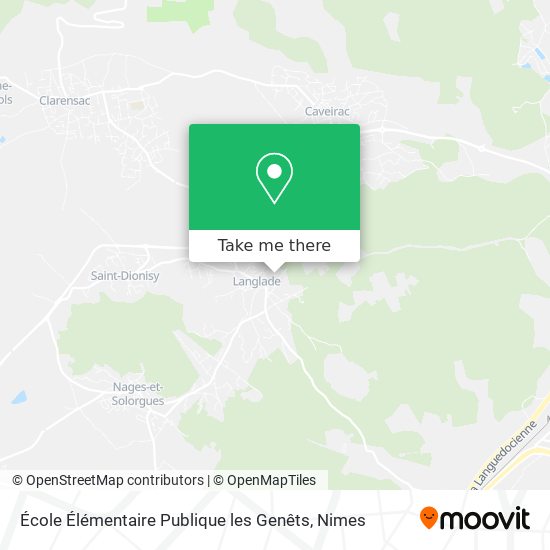 École Élémentaire Publique les Genêts map