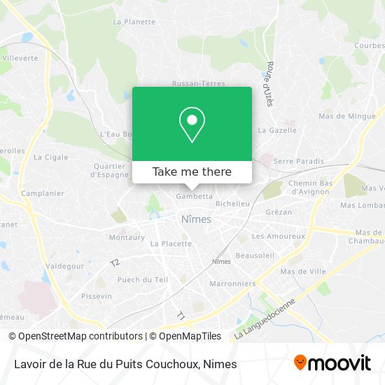 Lavoir de la Rue du Puits Couchoux map