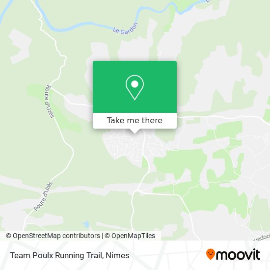 Team Poulx Running Trail map