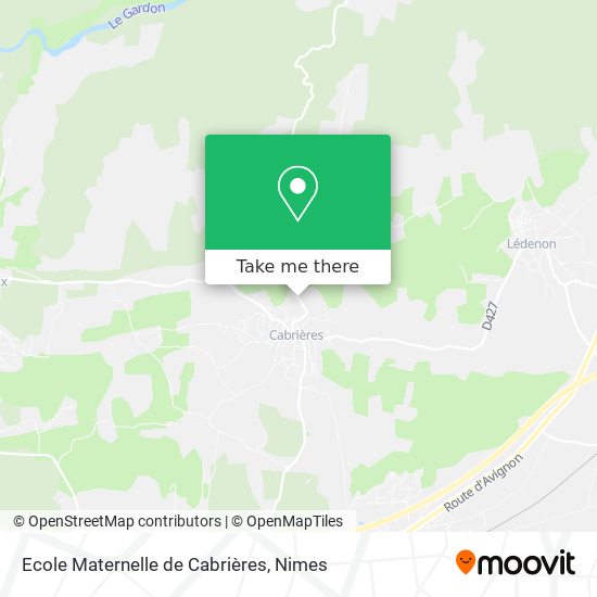 Ecole Maternelle de Cabrières map