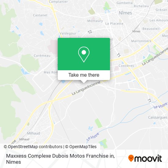 Maxxess Complexe Dubois Motos Franchise in map