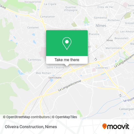 Oliveira Construction map