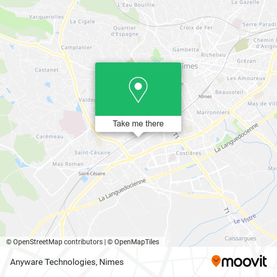 Mapa Anyware Technologies