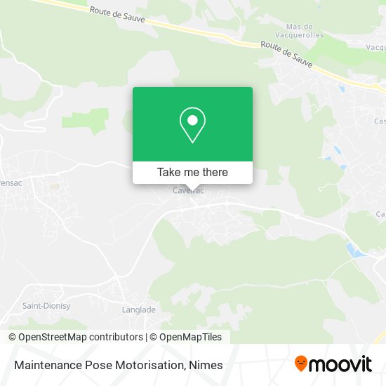 Mapa Maintenance Pose Motorisation