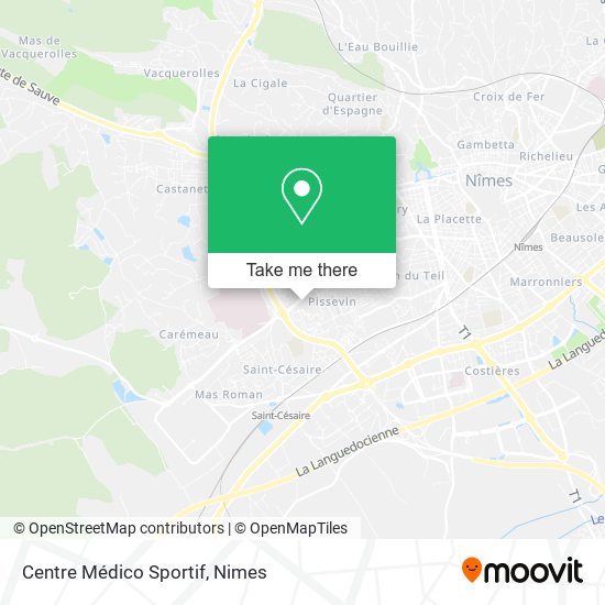 Mapa Centre Médico Sportif