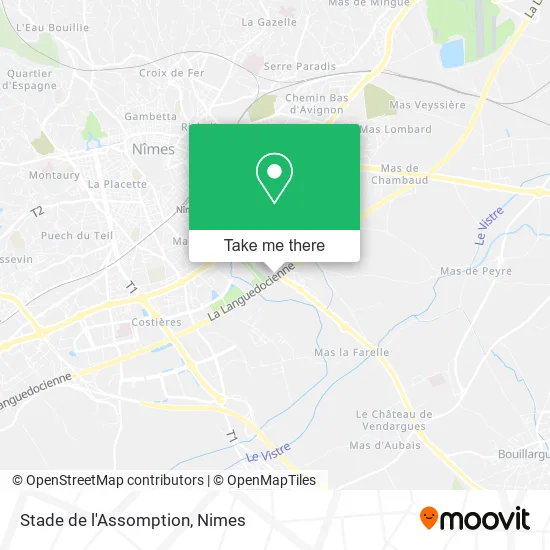 Stade de l'Assomption map