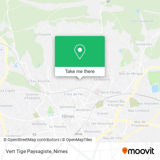 Vert Tige Paysagiste map