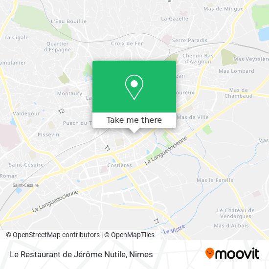 Le Restaurant de Jérôme Nutile map