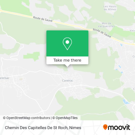 Chemin Des Capitelles De St Roch map