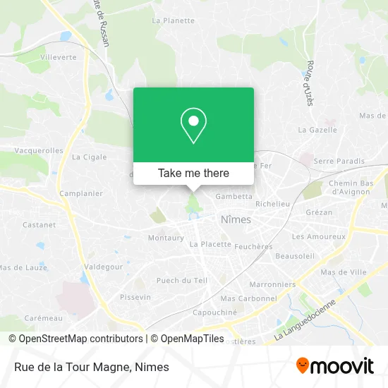 Rue de la Tour Magne map