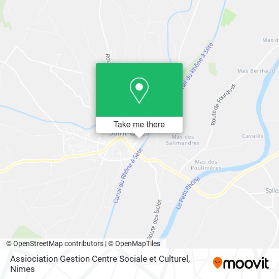 Assiociation Gestion Centre Sociale et Culturel map