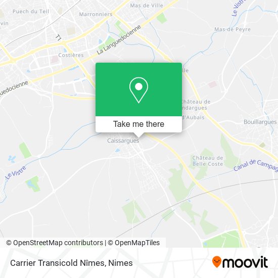 Carrier Transicold Nîmes map
