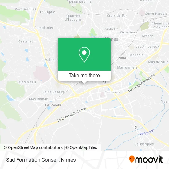 Sud Formation Conseil map