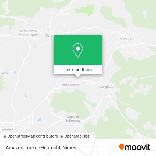 Mapa Amazon Locker-Hubrecht