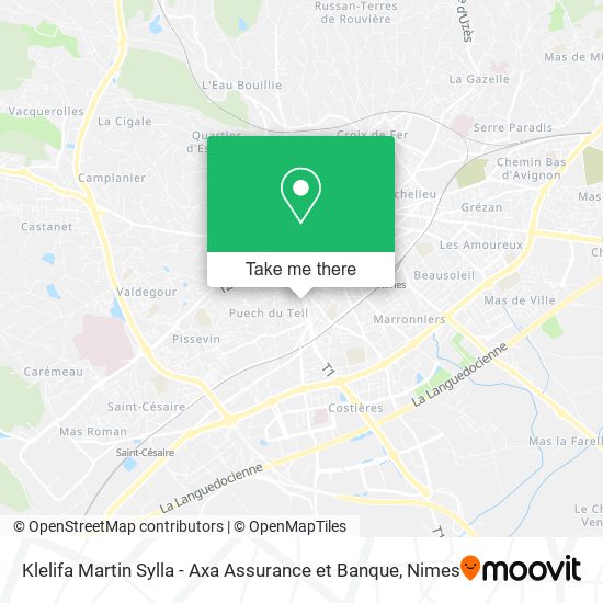 Klelifa Martin Sylla - Axa Assurance et Banque map