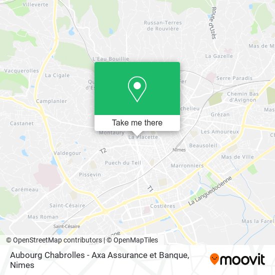 Mapa Aubourg Chabrolles - Axa Assurance et Banque