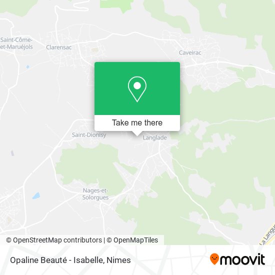 Opaline Beauté - Isabelle map