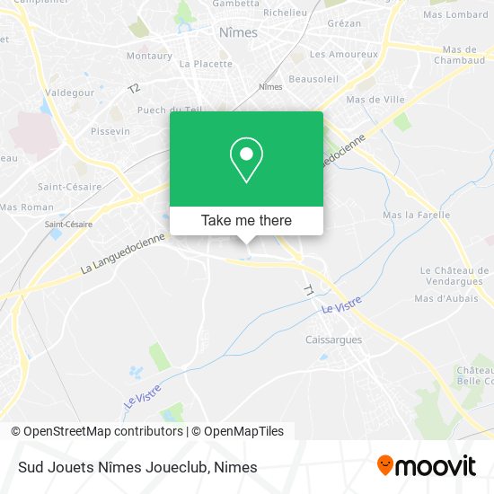Sud Jouets Nîmes Joueclub map