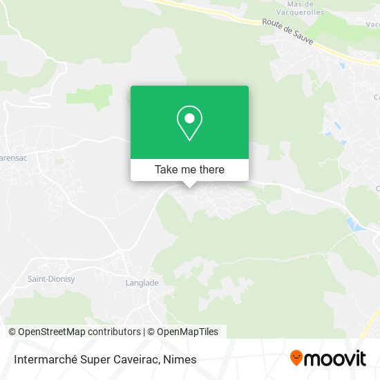 Intermarché Super Caveirac map