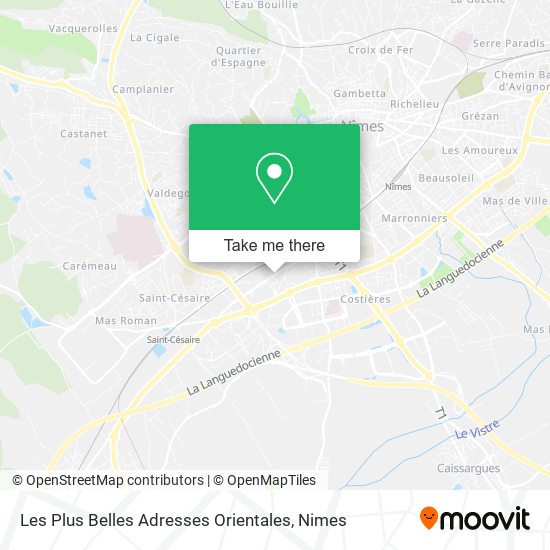 Les Plus Belles Adresses Orientales map