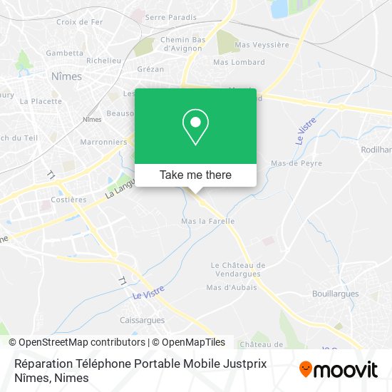 Réparation Téléphone Portable Mobile Justprix Nîmes map