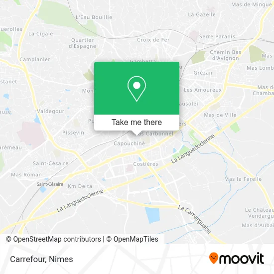 Carrefour map
