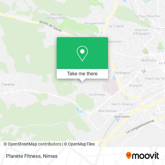 Mapa Planète Fitness