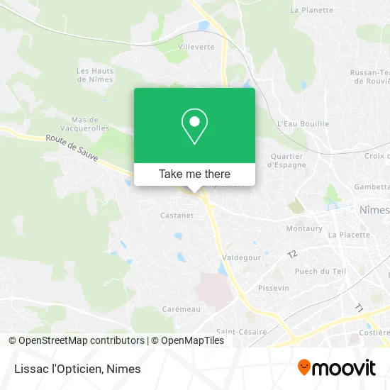 Lissac l'Opticien map