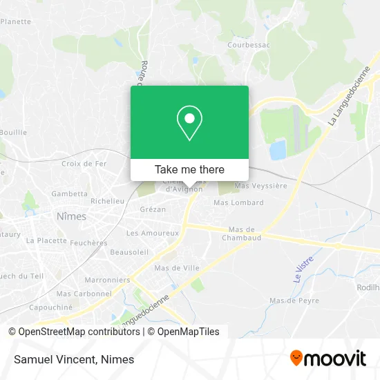 Samuel Vincent map