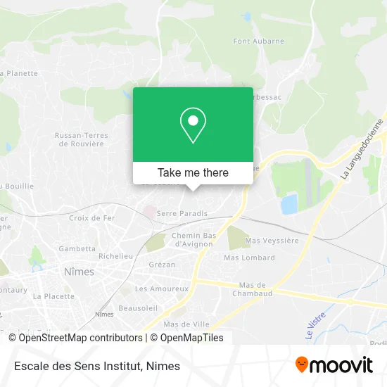 Escale des Sens Institut map