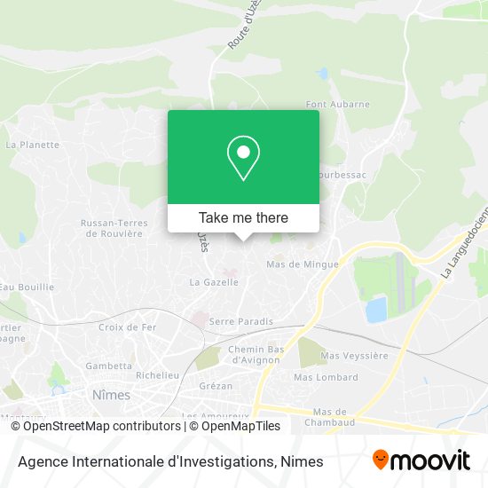 Mapa Agence Internationale d'Investigations