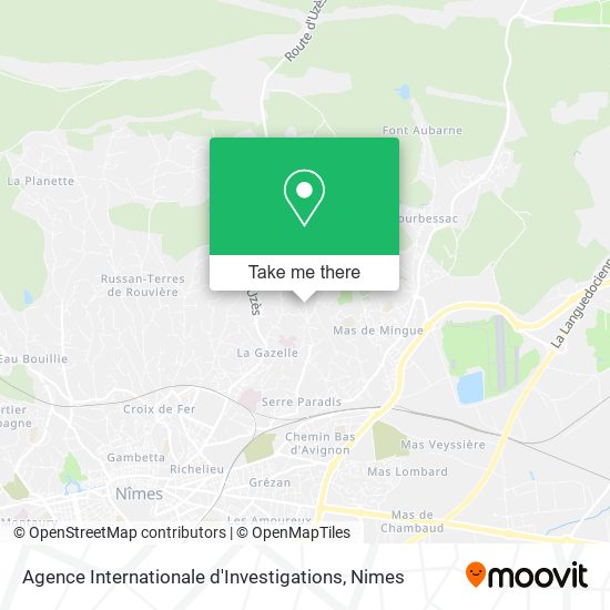 Agence Internationale d'Investigations map