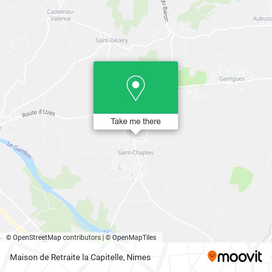 Maison de Retraite la Capitelle map