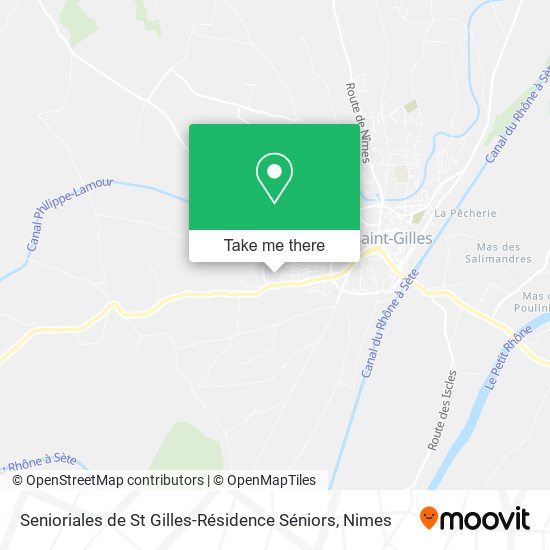 Senioriales de St Gilles-Résidence Séniors map