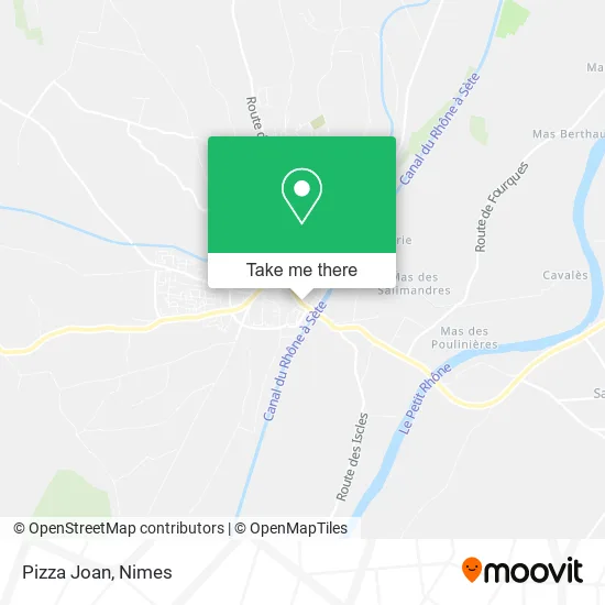 Pizza Joan map