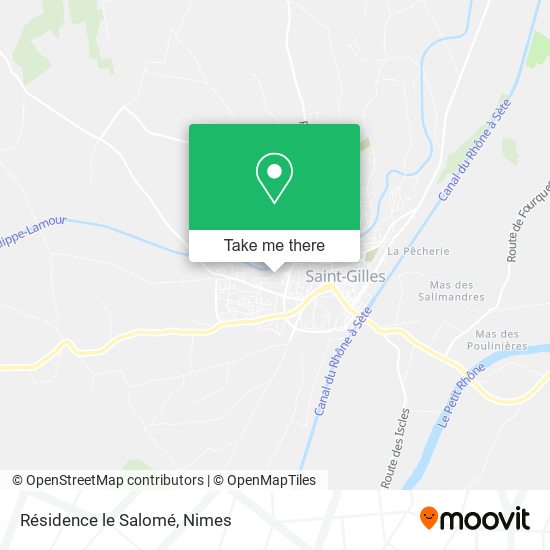 Résidence le Salomé map