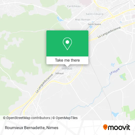 Roumieux Bernadette map