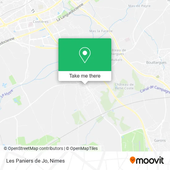 Les Paniers de Jo map