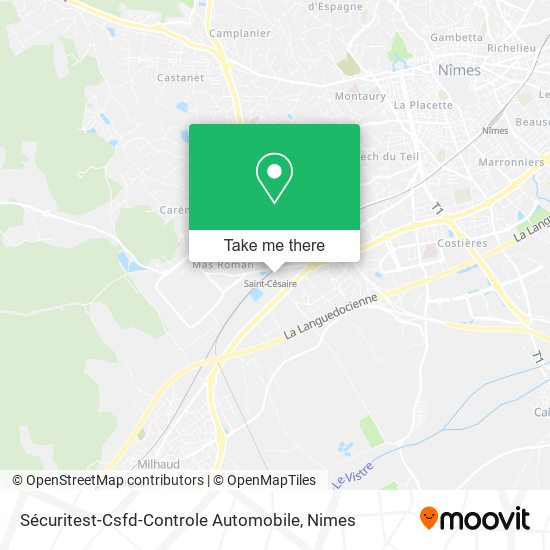 Sécuritest-Csfd-Controle Automobile map