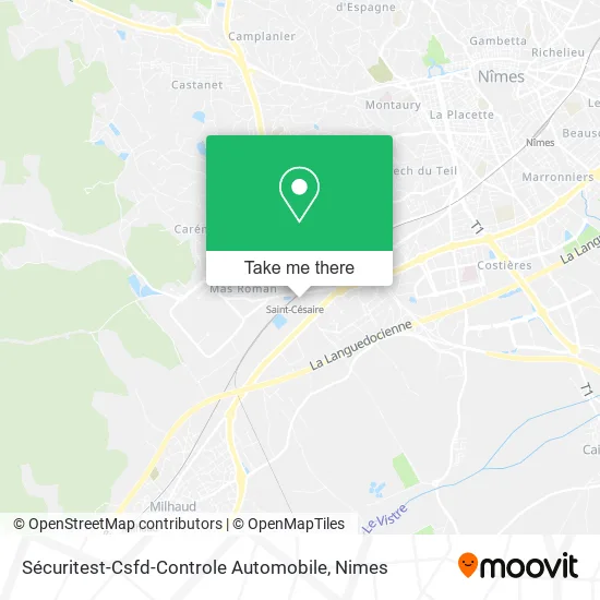 Sécuritest-Csfd-Controle Automobile map